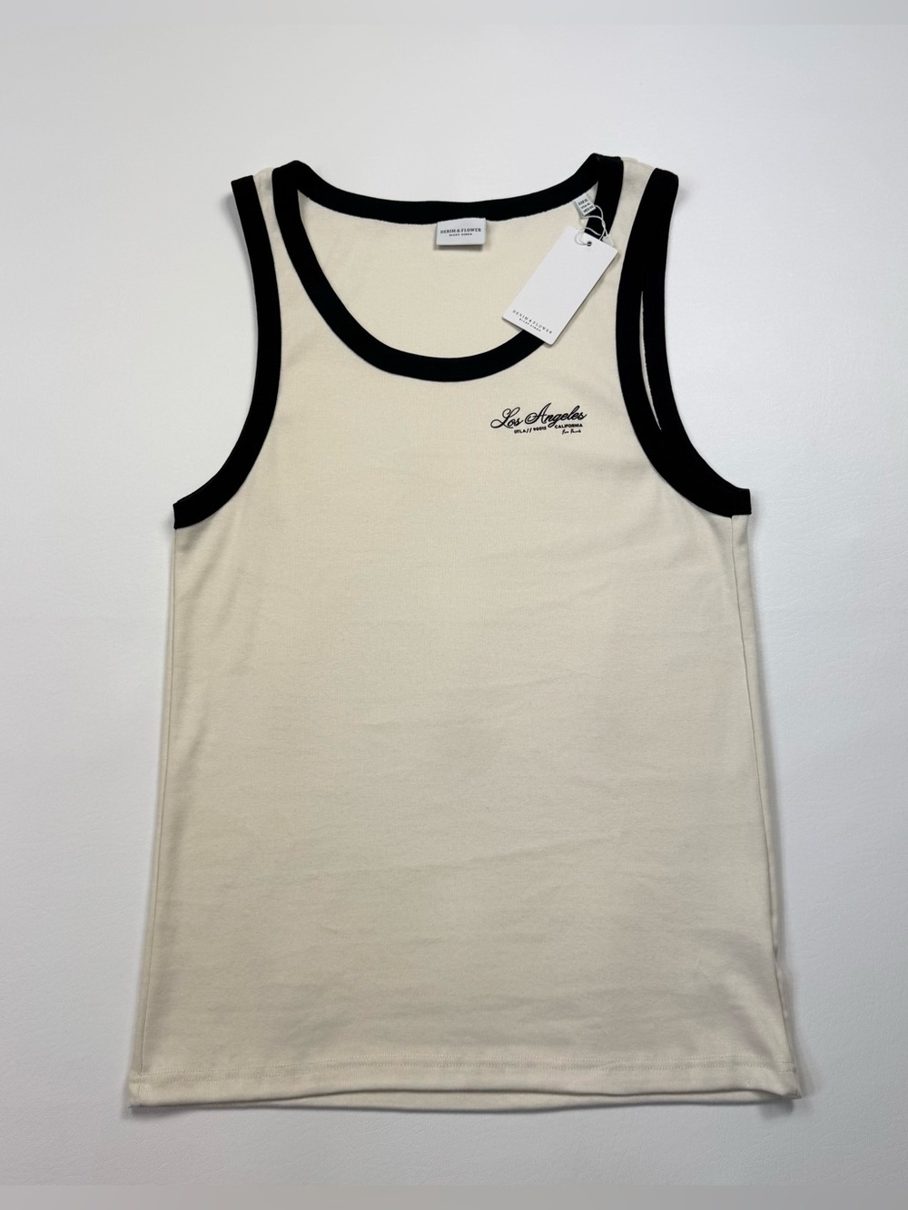 NEW! Men’s Denim & Flower Sleeveless Tank Top Size XL(S-M) W/Tags